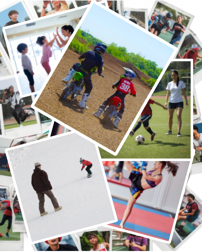 スポーツを楽しむ人のイメージ